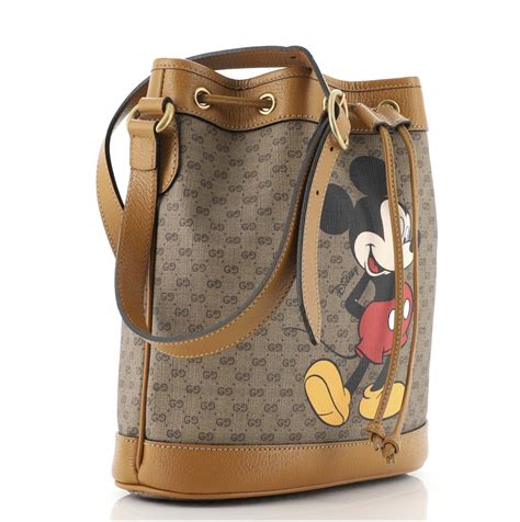 gucci mickey mouse bucket bag|Mickey Mouse wearing Gucci.